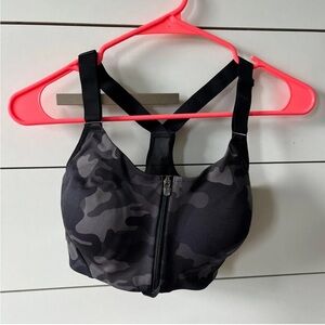 All in Motion Black Camouflage Sports Bra